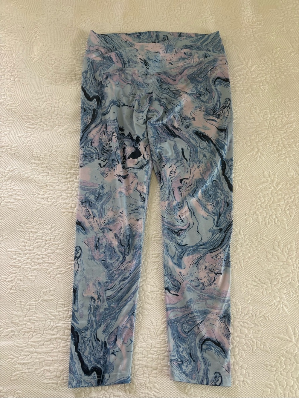 Marble Print Leggings (size L)